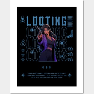 Mafia Anime Style | LOOTING Posters and Art